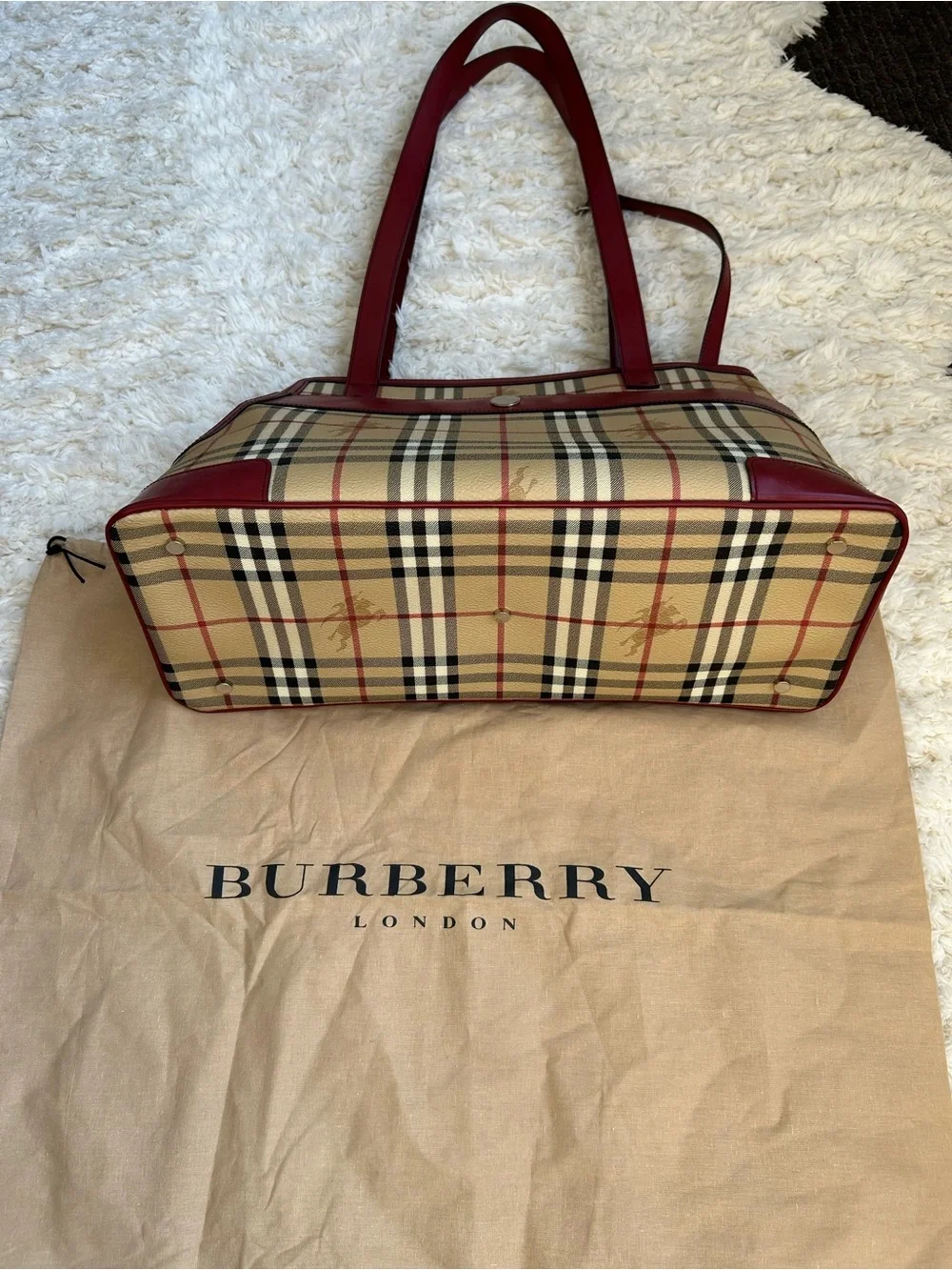 Rare Burberry of London Haymarket Pet Carrier Tote - Picture 3 of 16